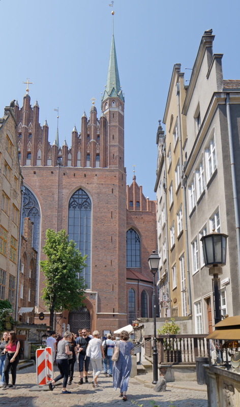 13 St. Mary's Church in Gdańsk, Poland, which is considered one of the largest brick churches in the world